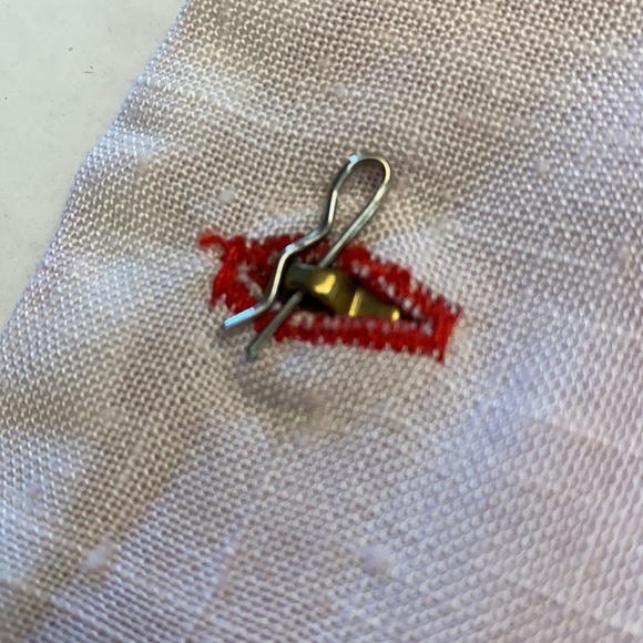 Vintage Buttons & Red corduroy Unisex Childs Vest - Picture 11 of 13